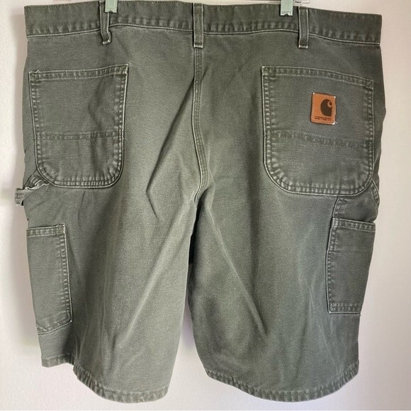 Carhartt Men’s khaki gray green shorts size 42.  Good used condition! - Picture 7 of 7